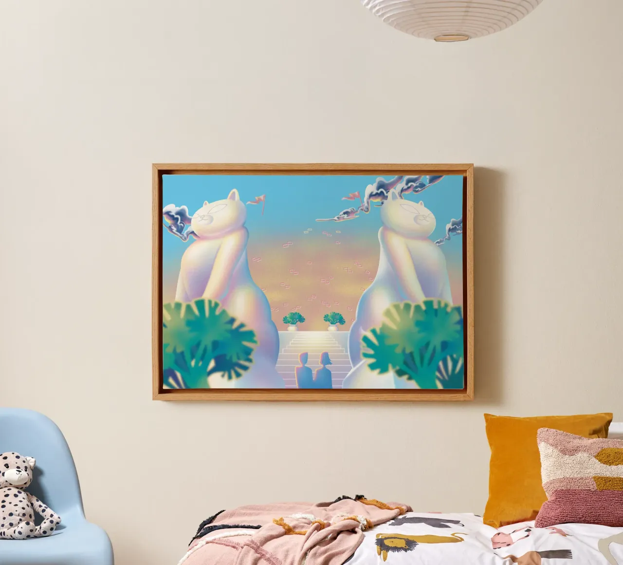 Amare quando si è pronti tela con Cornice a cassetta da Artascy Art