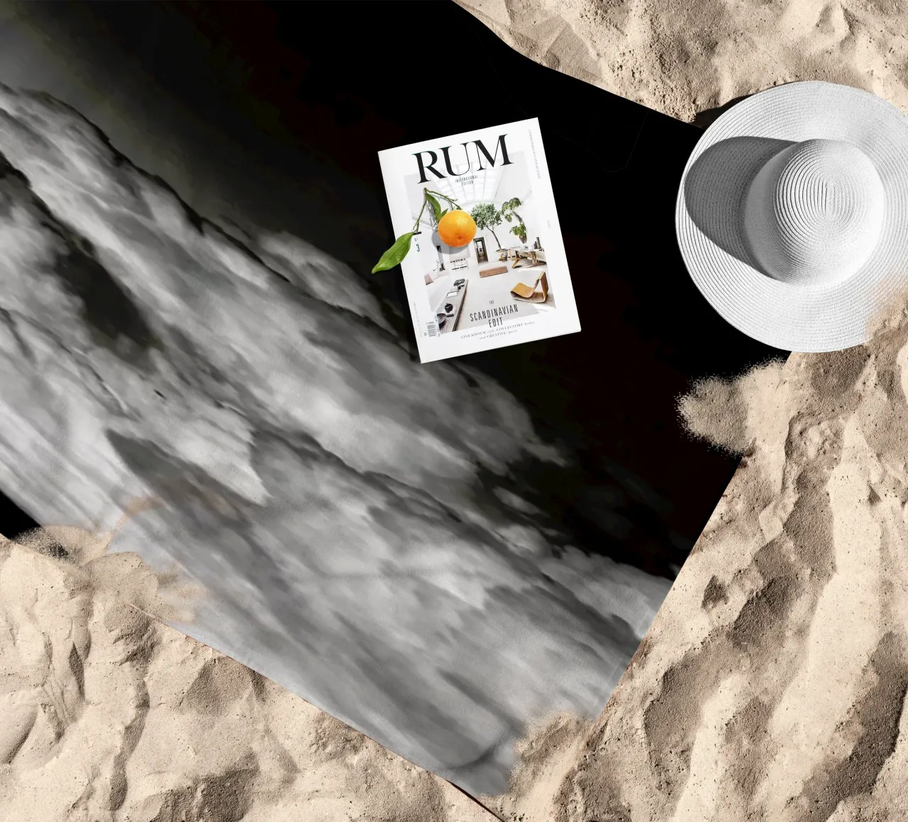 Storm Circle telo mare da Emma Zoe Brew