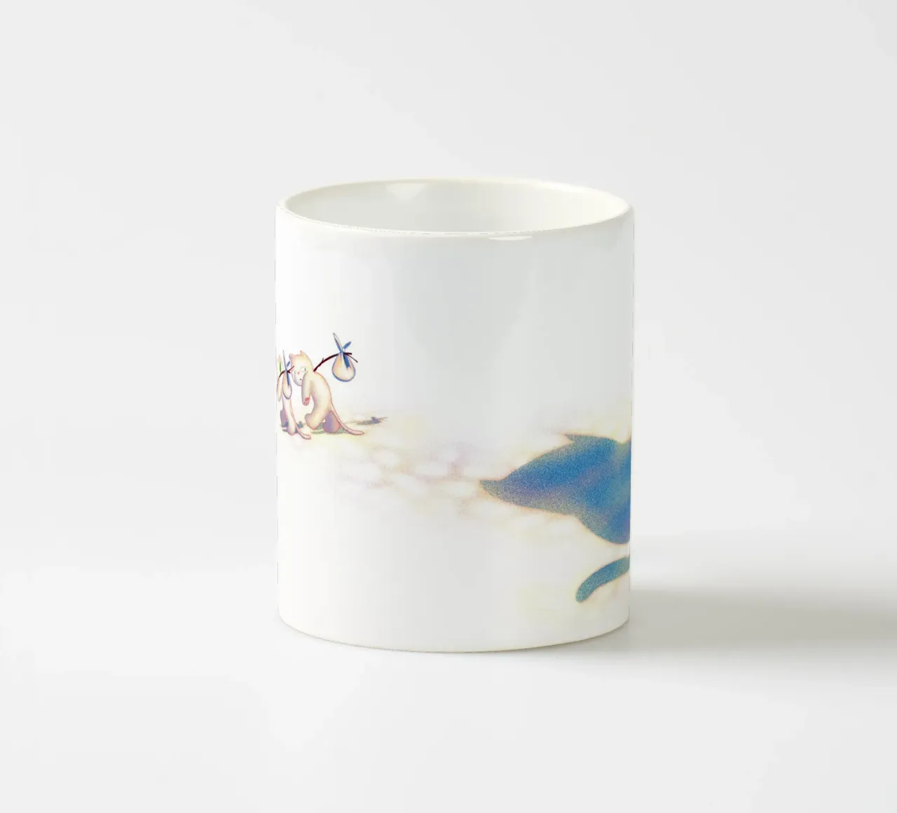 Goodbye tazza in ceramica da Artascy Art