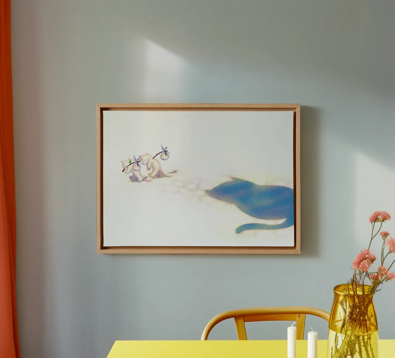 Goodbye tela con Cornice a cassetta da Artascy Art
