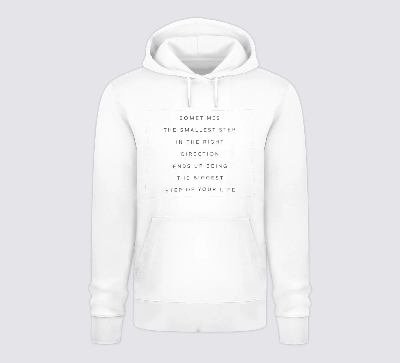 Citazione motivazionale passo dopo passo - Minimalista D felpa con cappuccio da Whole©