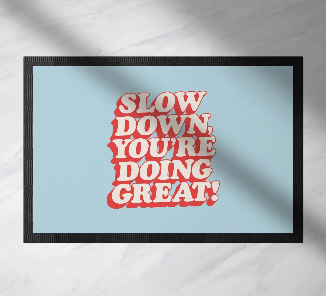 Rallenta, stai andando alla grande Typografie Design zerbino da THE MOTIVATED TYPE