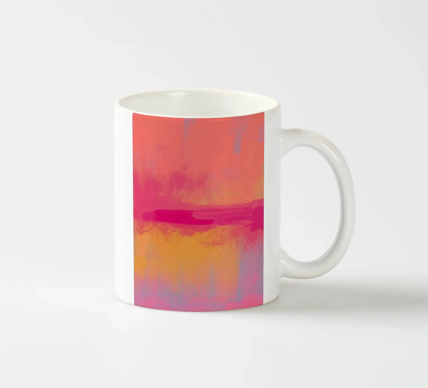 Vibrant Gradient ceramic mug by felisaranin