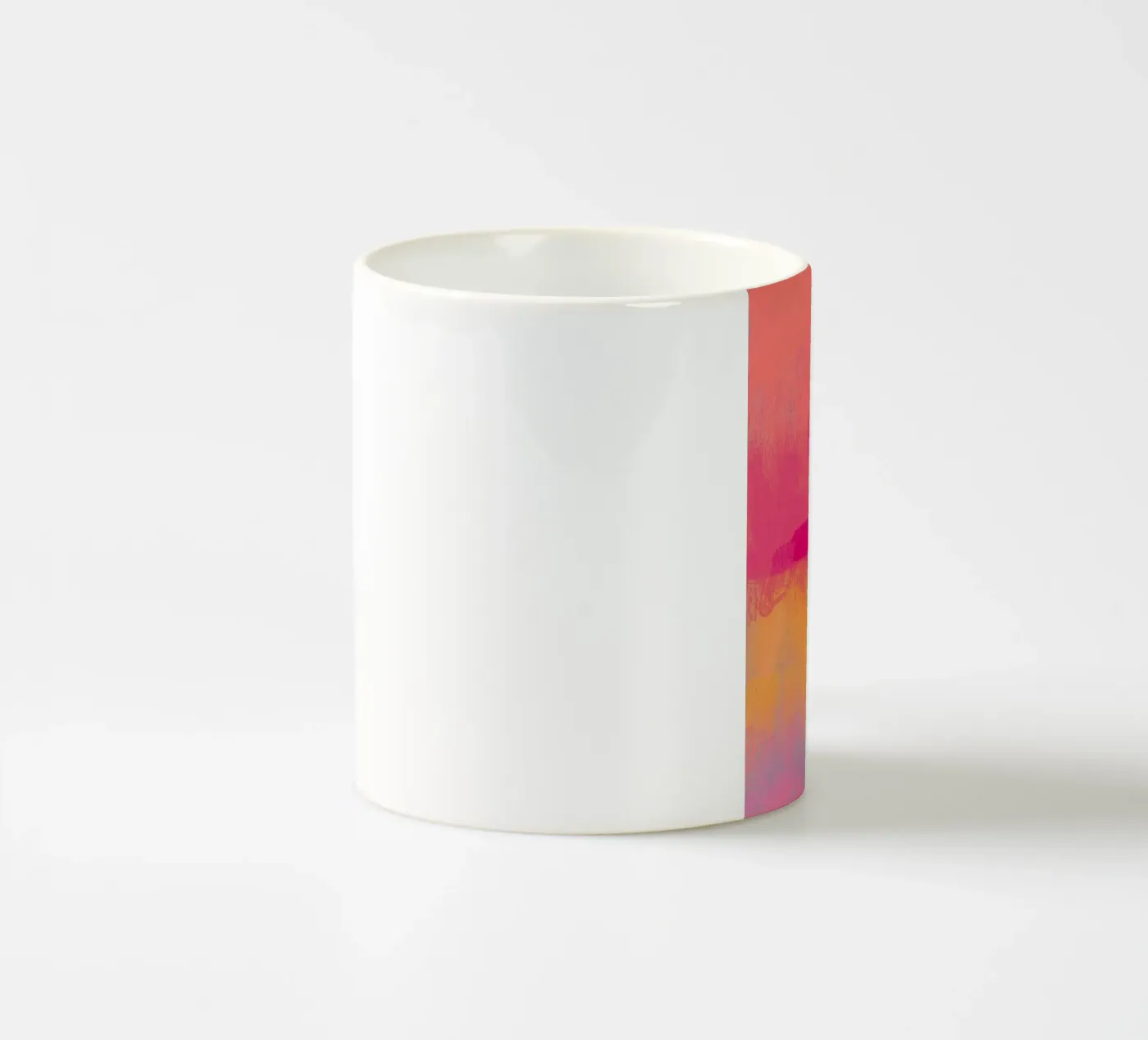 Vibrant Gradient ceramic mug by felisaranin