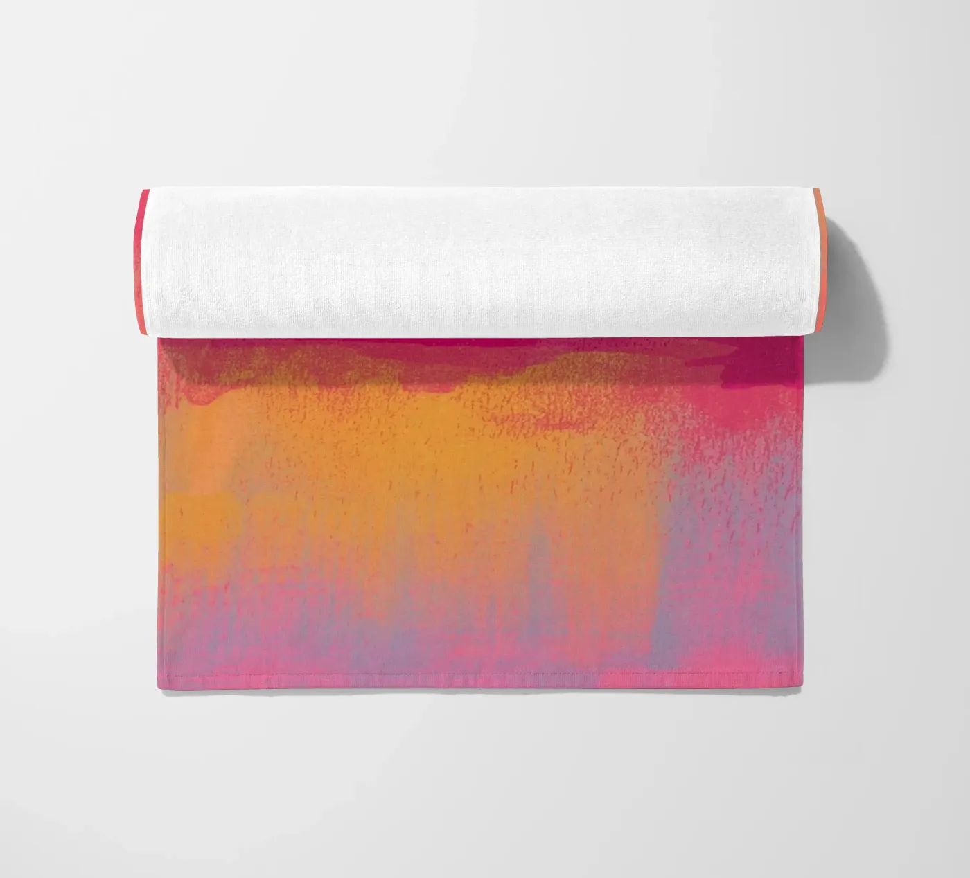 Vibrant Gradient beach towel by felisaranin