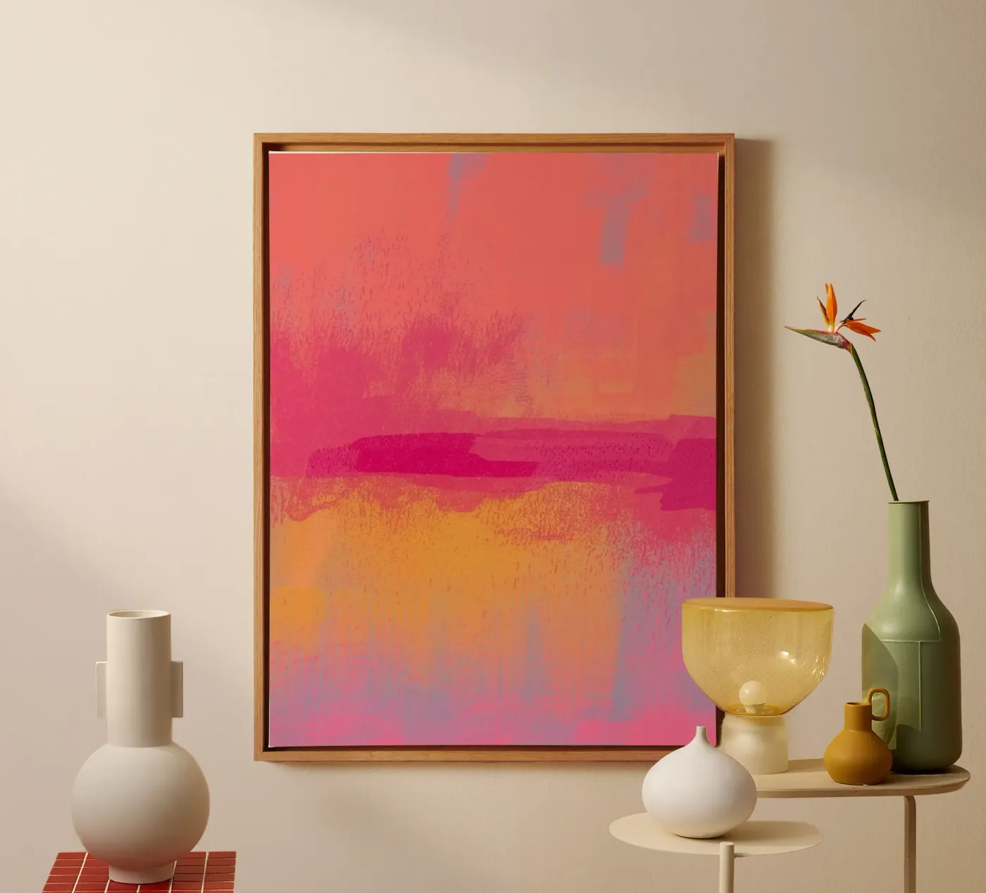 Vibrant Gradient canvas by felisaranin