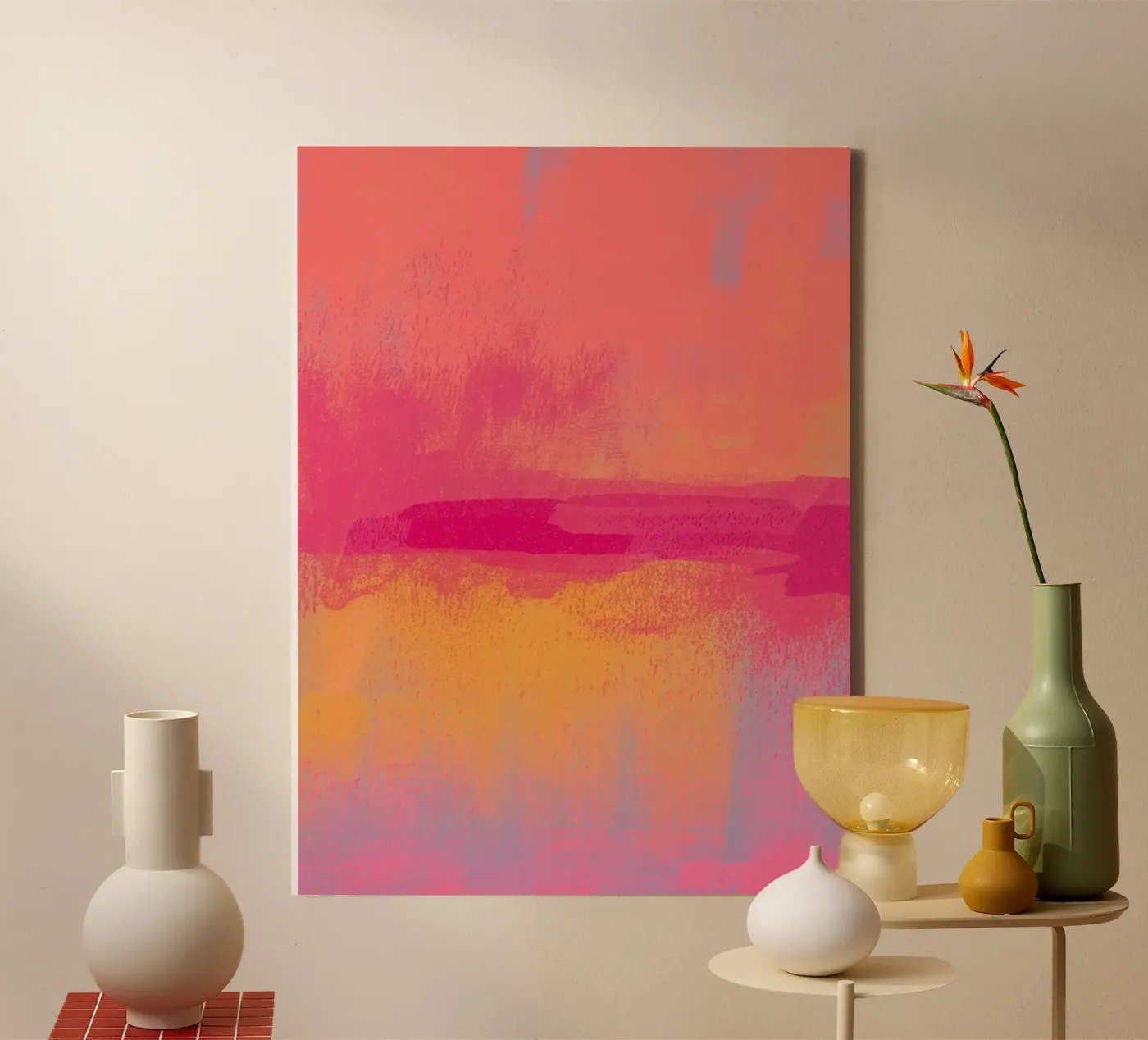Vibrant Gradient canvas by felisaranin