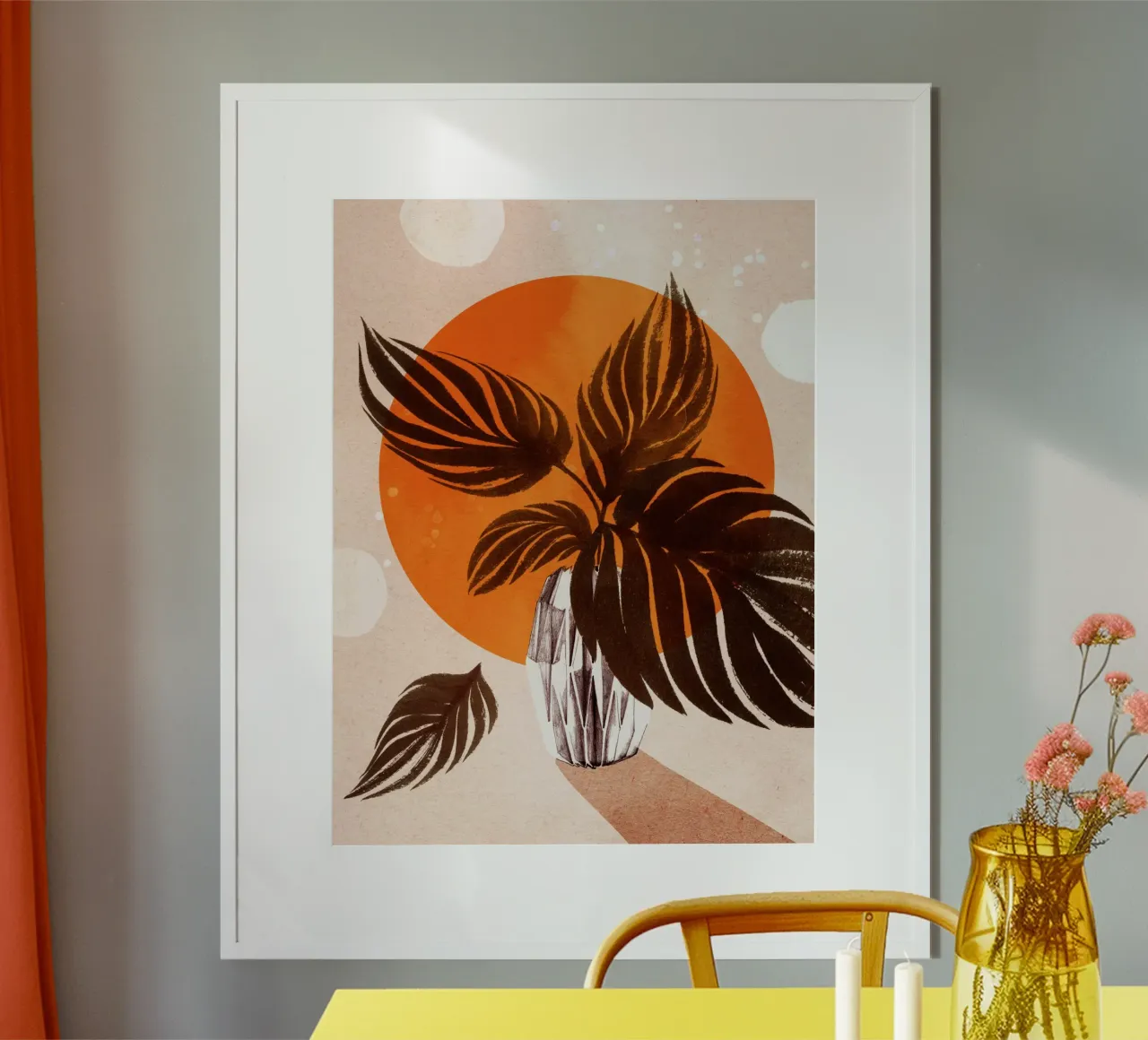 Still Life poster con telaio in legno da Ekaterina Koroleva