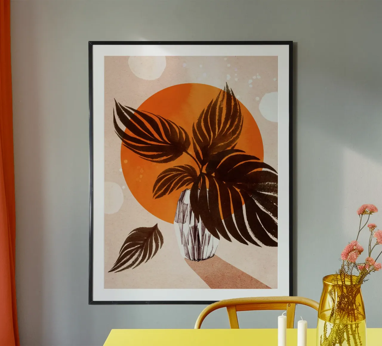 Still Life poster con telaio in legno da Ekaterina Koroleva