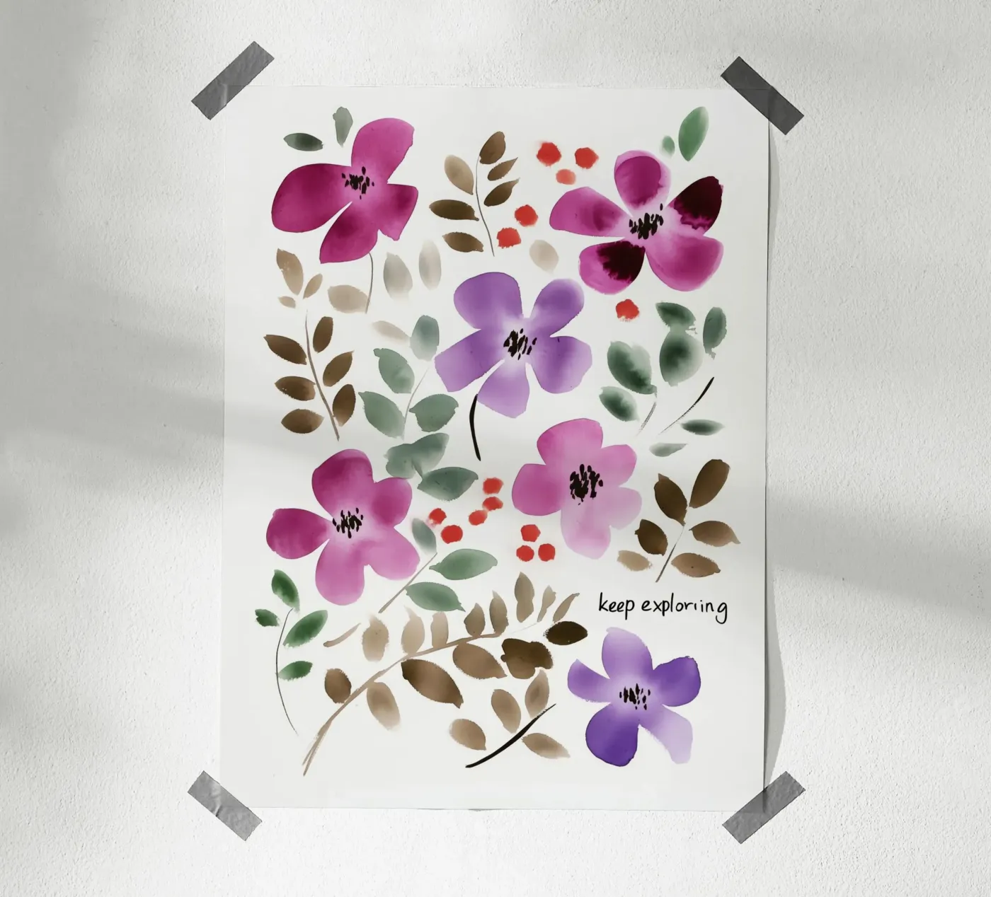 Keep Exploring No 02 poster by treechild