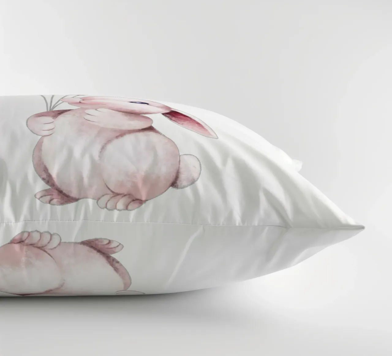 Hopper felice cuscino da Doodle Dreams Art