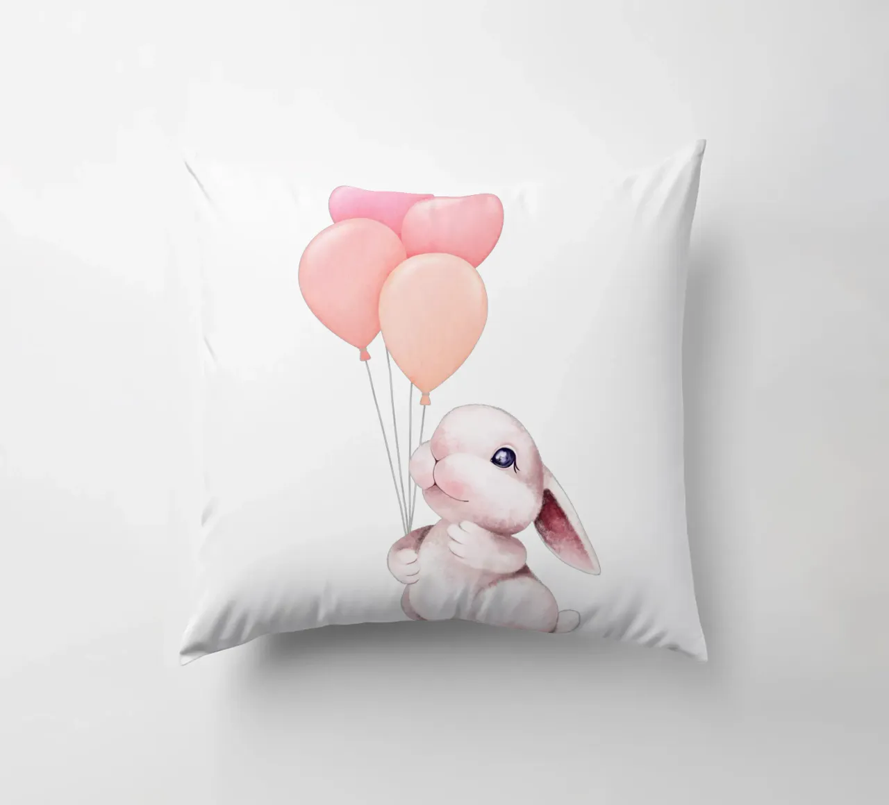 Hopper felice cuscino da Doodle Dreams Art