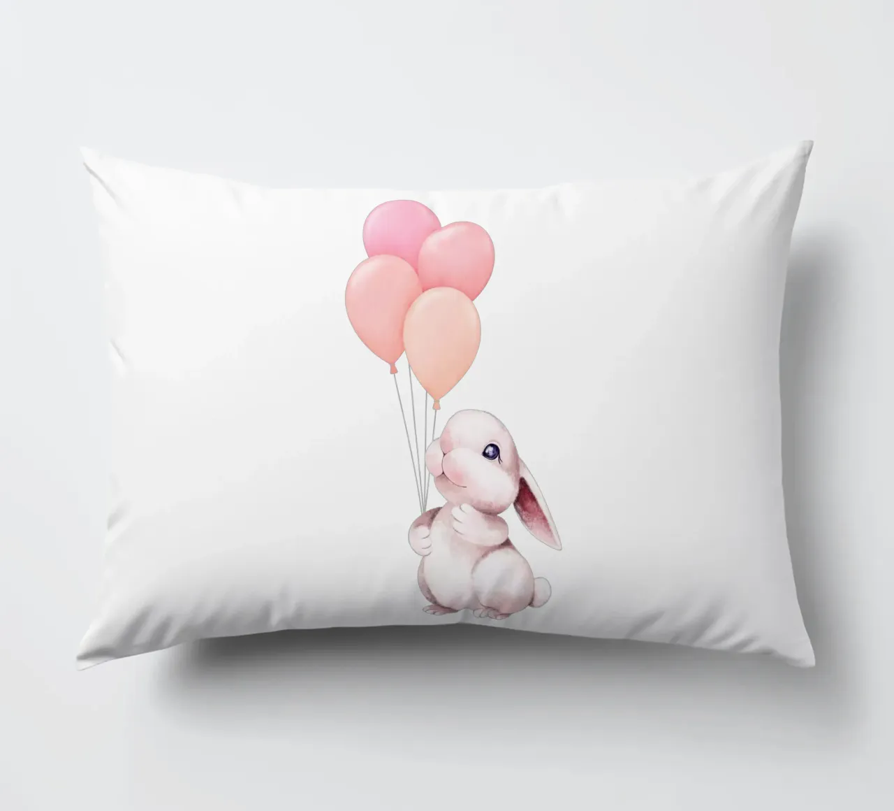 Hopper felice cuscino da Doodle Dreams Art