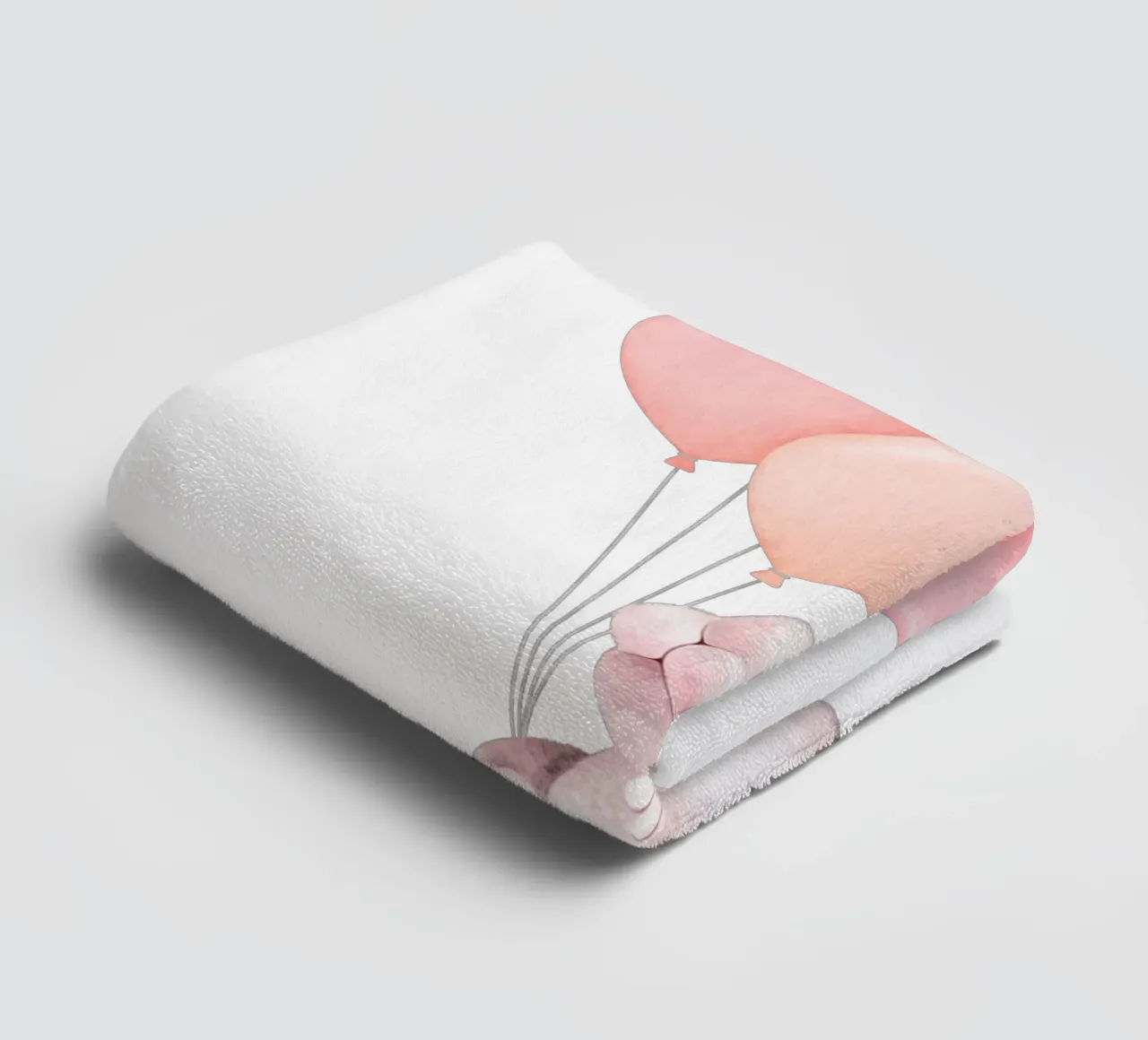 Hopper felice asciugamano da bagno da Doodle Dreams Art