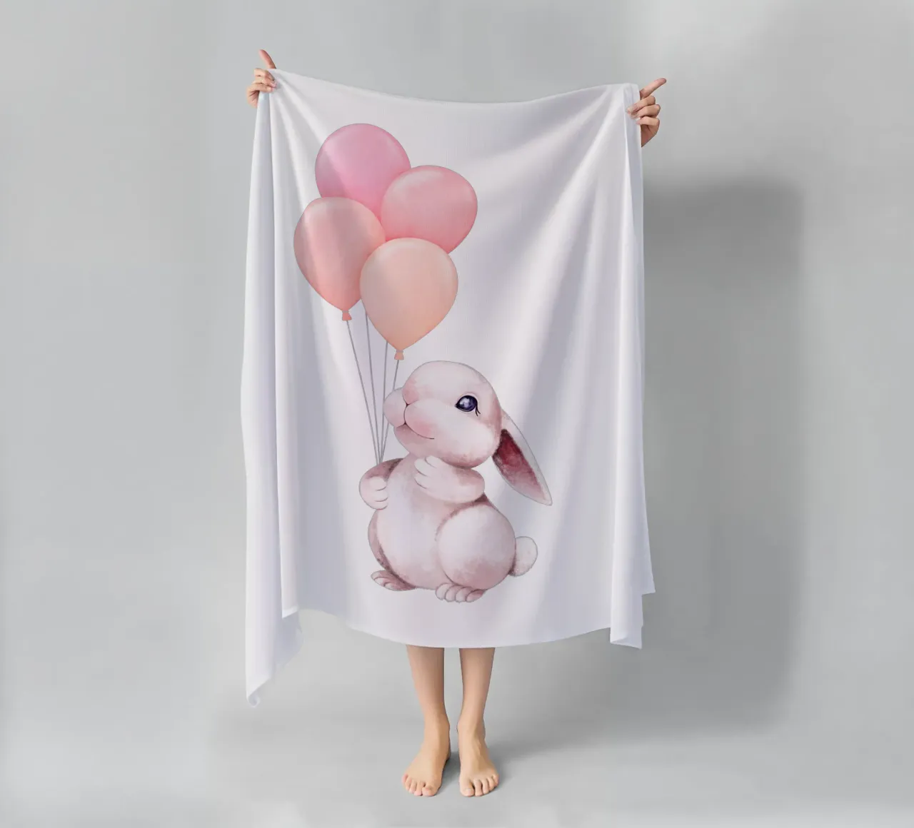 Hopper felice telo mare da Doodle Dreams Art