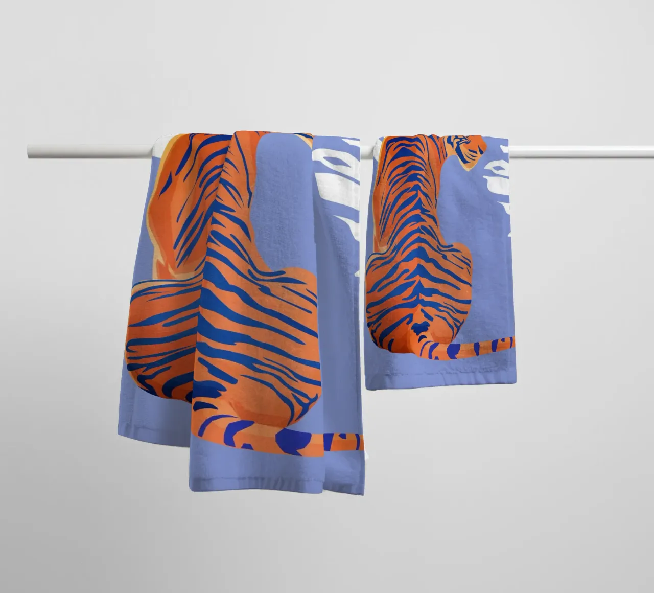 Look of the Tiger asciugamano da bagno da Goed Blauw