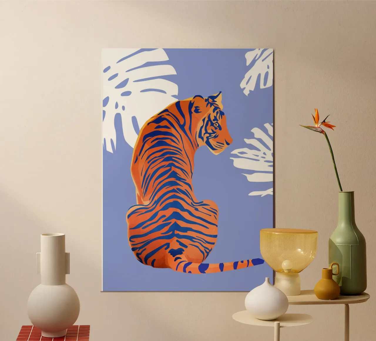 Look of the Tiger alluminio dibond da Goed Blauw