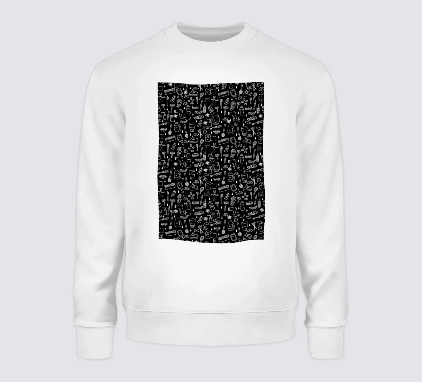 Shower Pattern (black) felpa da Herzette
