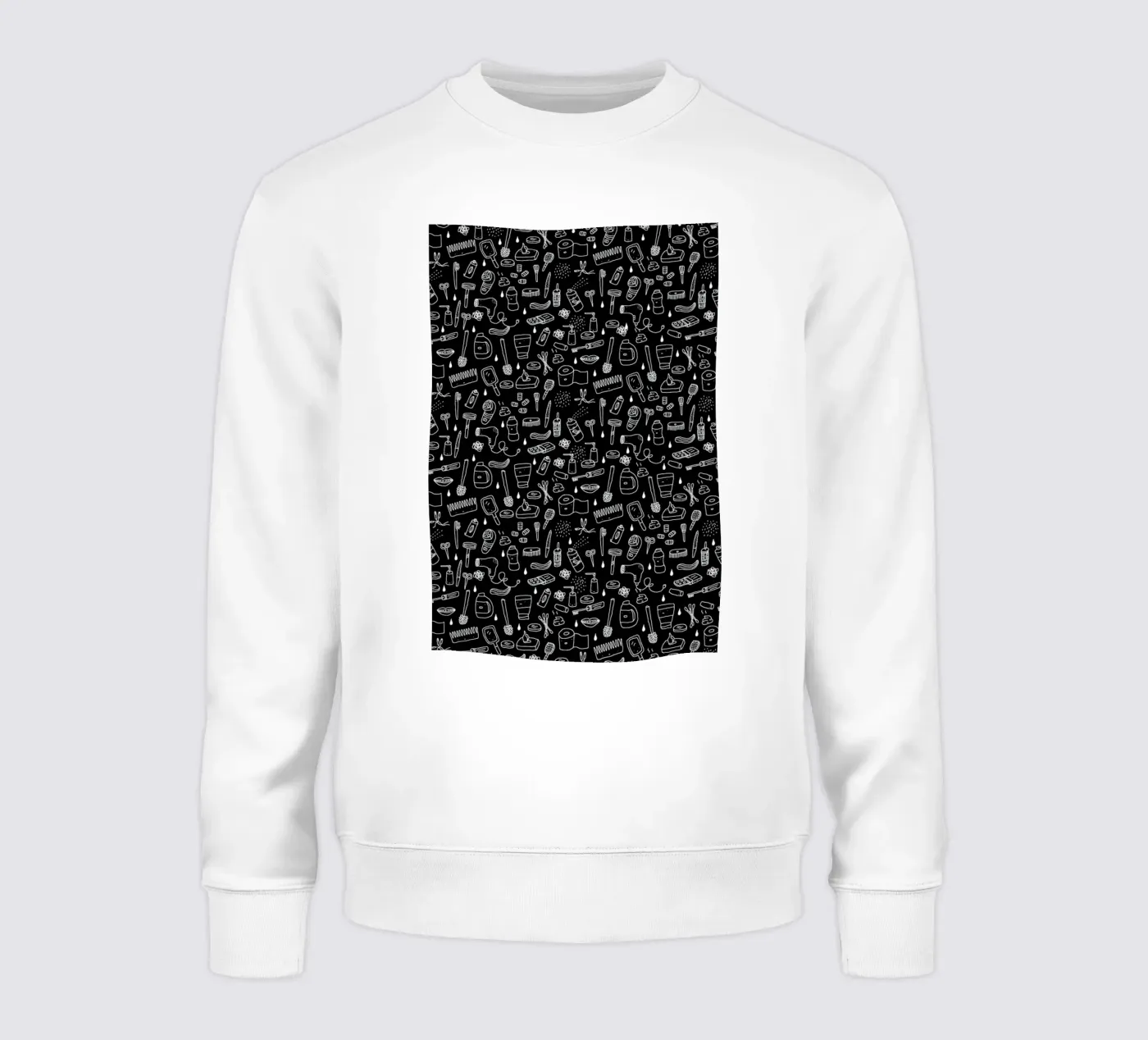 Shower Pattern (black) felpa da Herzette