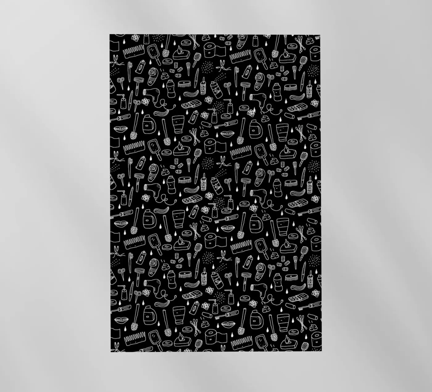 Shower Pattern (black) pellicola backlit da Herzette