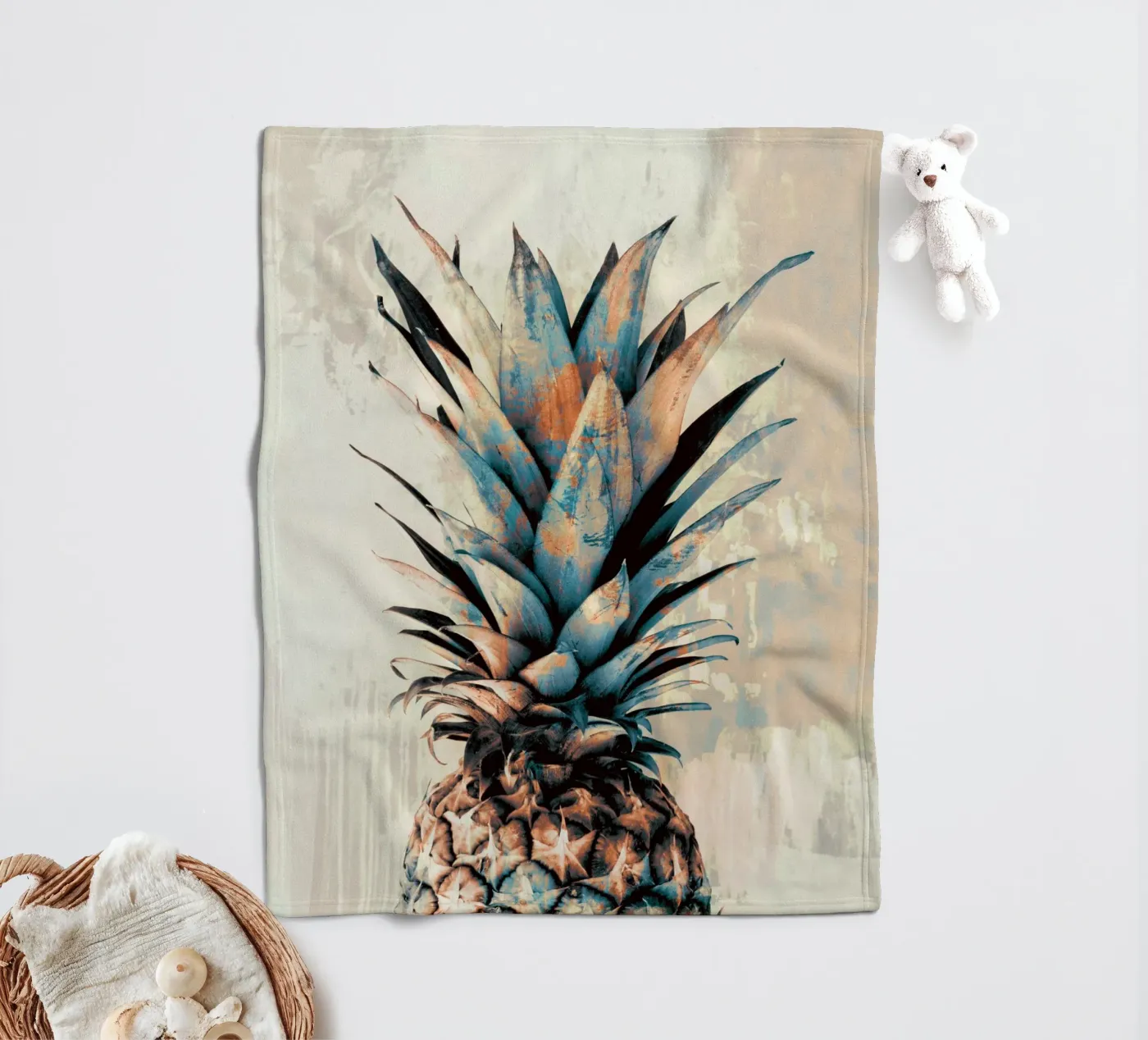 PINEAPPEL 3 fleecedeken van dada22