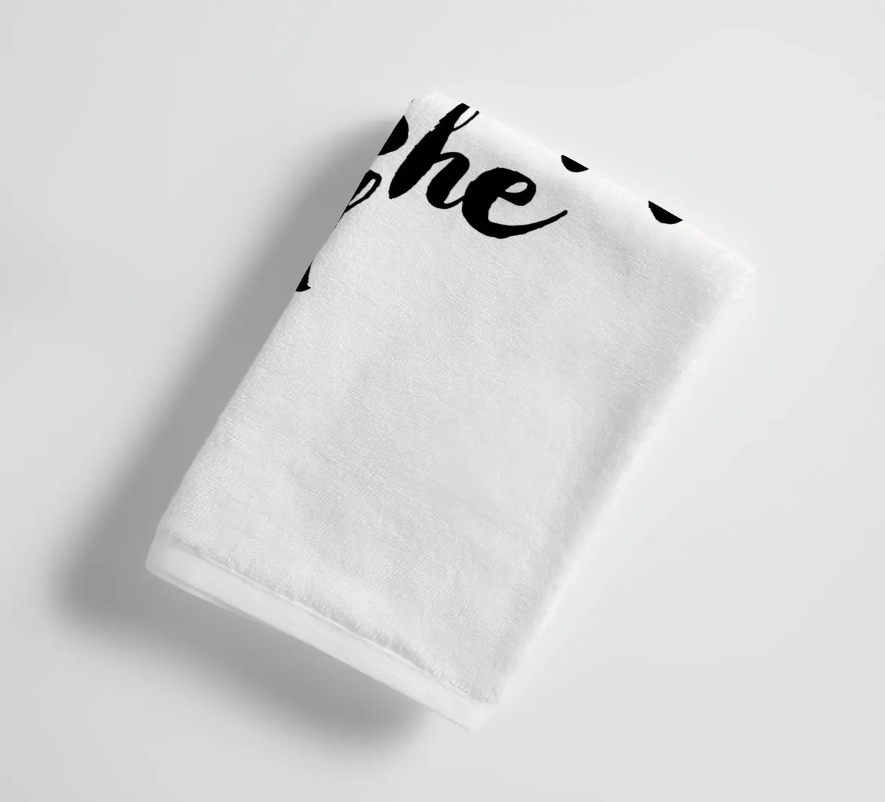 Sie glaubte, sie könnte es, also tat sie es: Typografie Design Handtuch von THE MOTIVATED TYPE