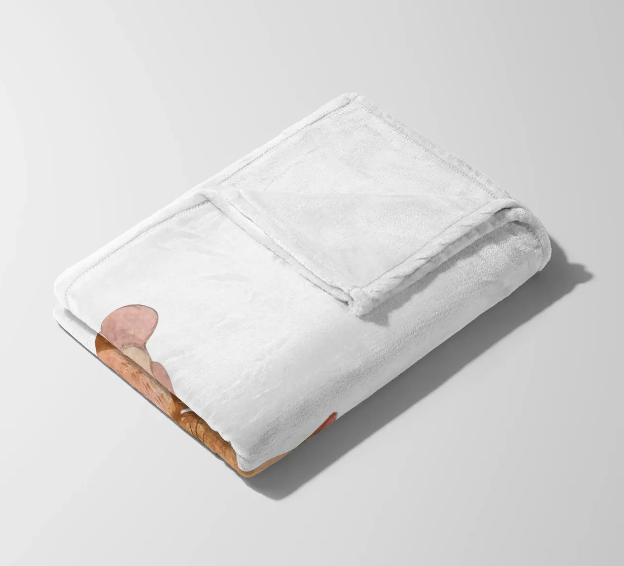 L'avventura di Kitty in mongolfiera coperta in pile da Doodle Dreams Art