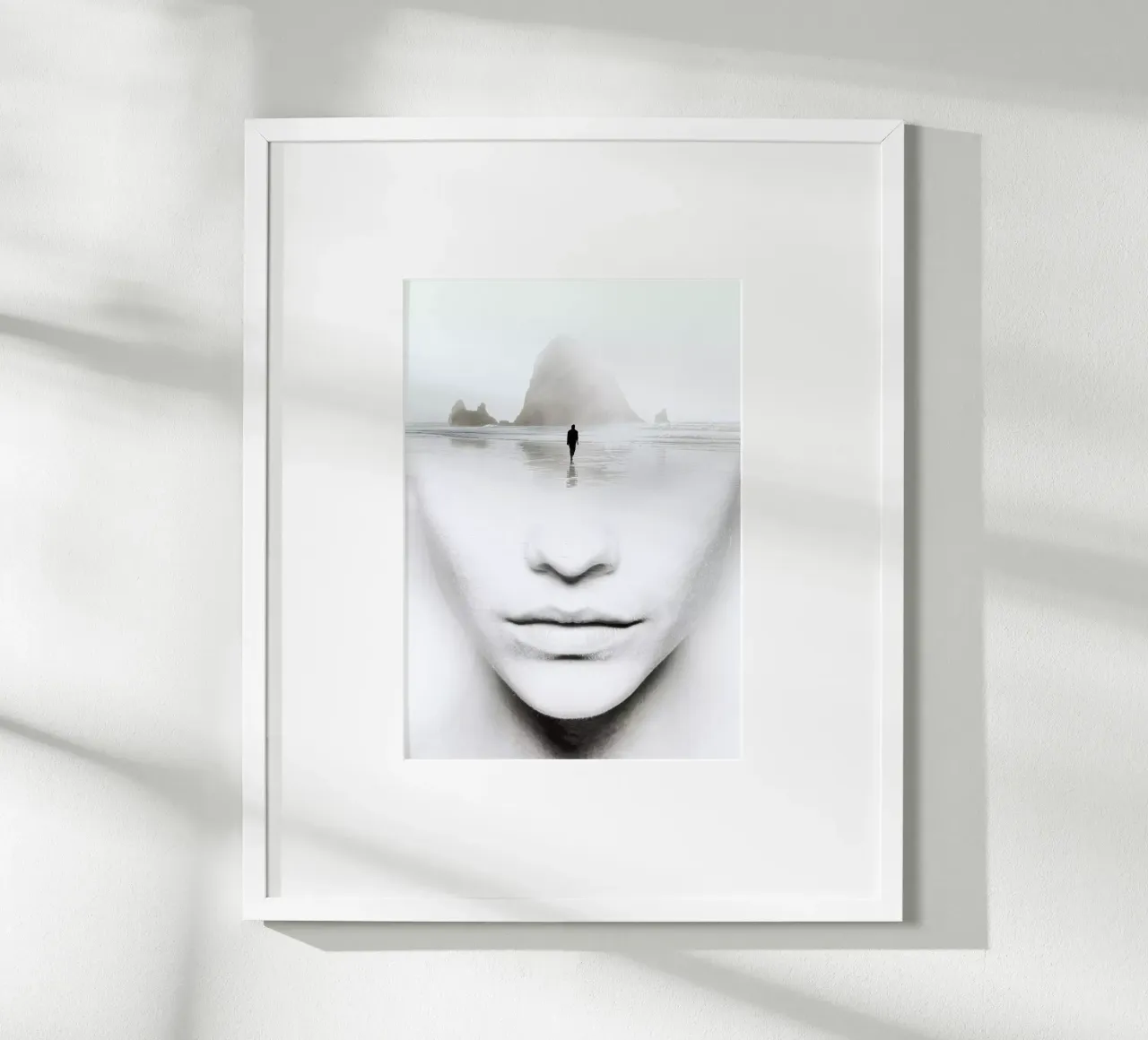 in pensieri poster con telaio in legno da dada22