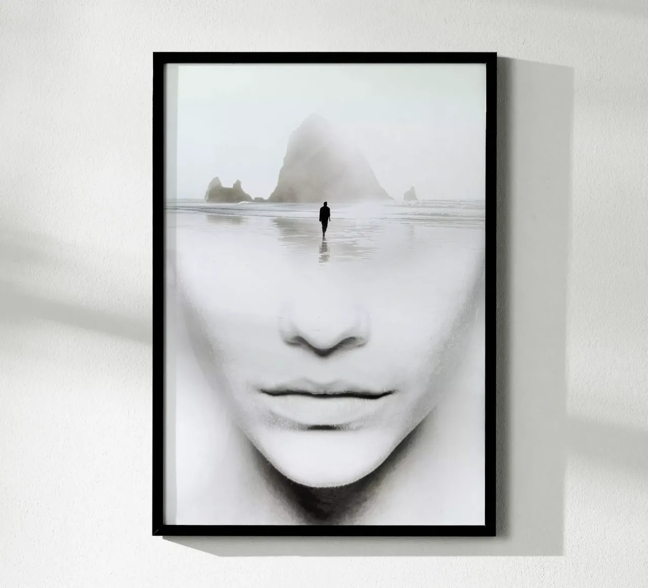 in pensieri poster con telaio in legno da dada22