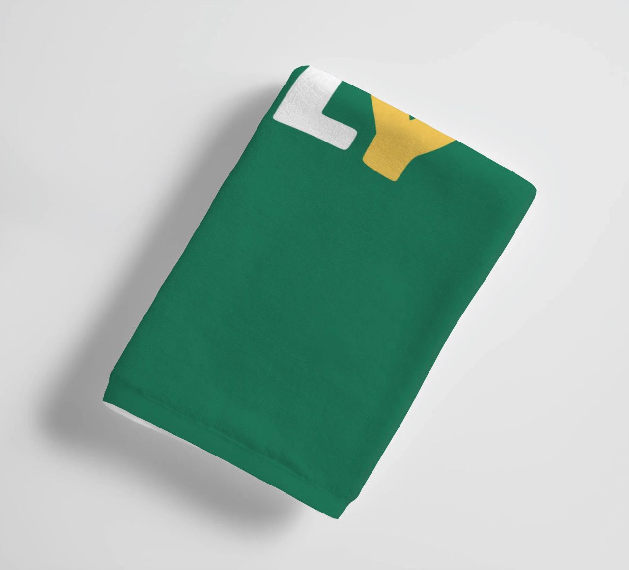 Design tipografico solo per le buone vibrazioni asciugamano da bagno da THE MOTIVATED TYPE