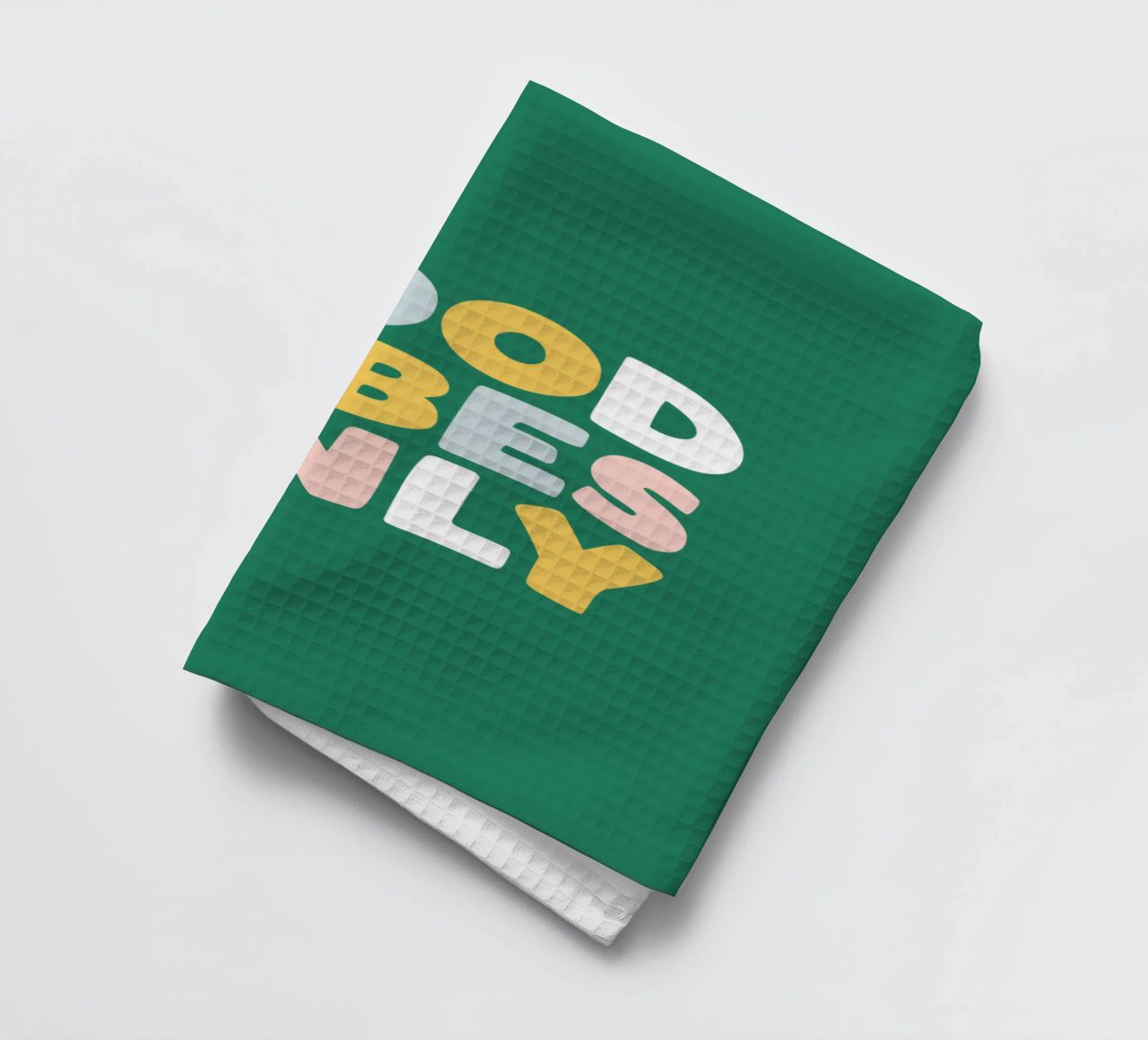 Good Vibes Only Design typographique torchon de THE MOTIVATED TYPE