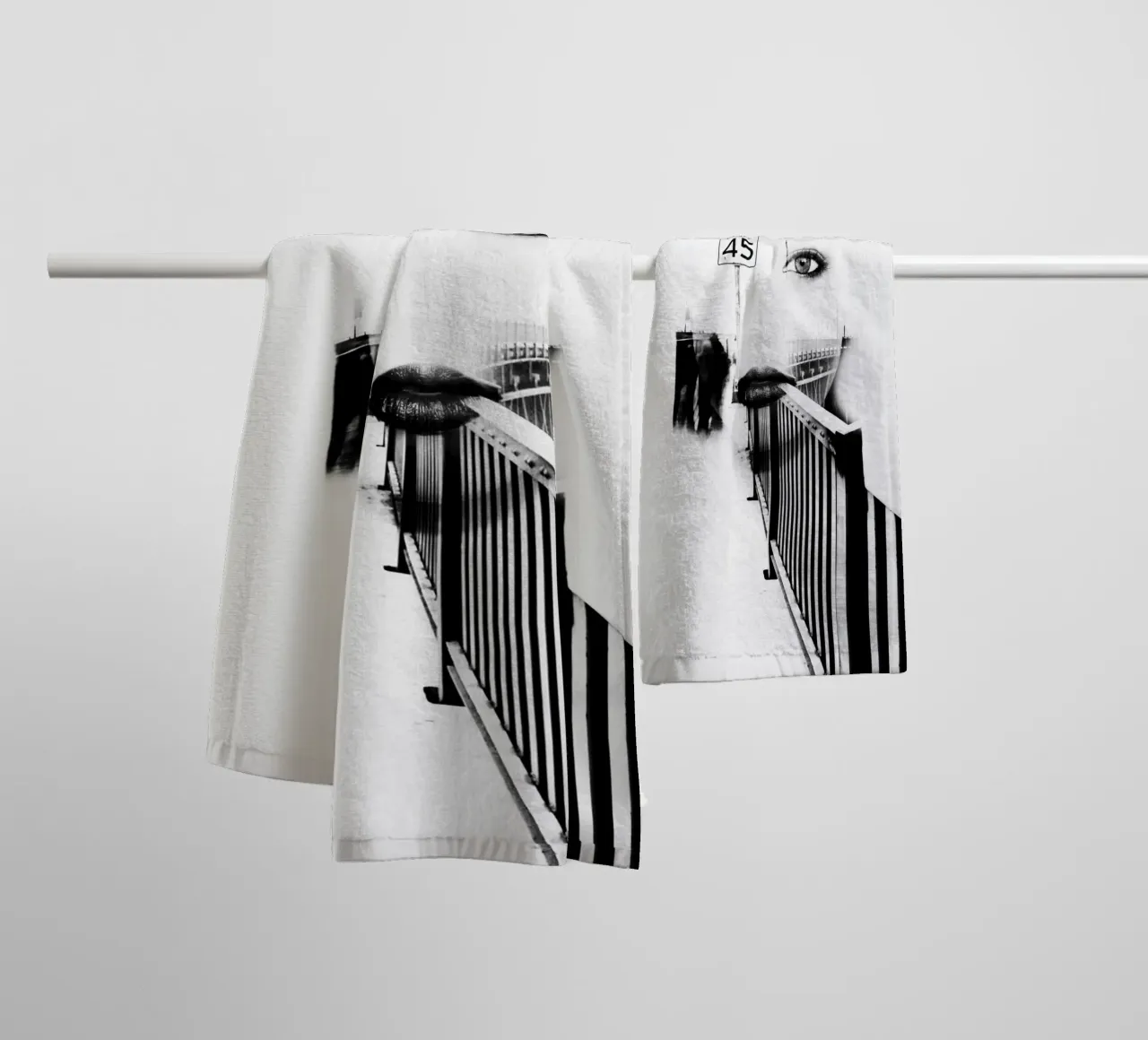 Speed Limit 45 towel by dada22