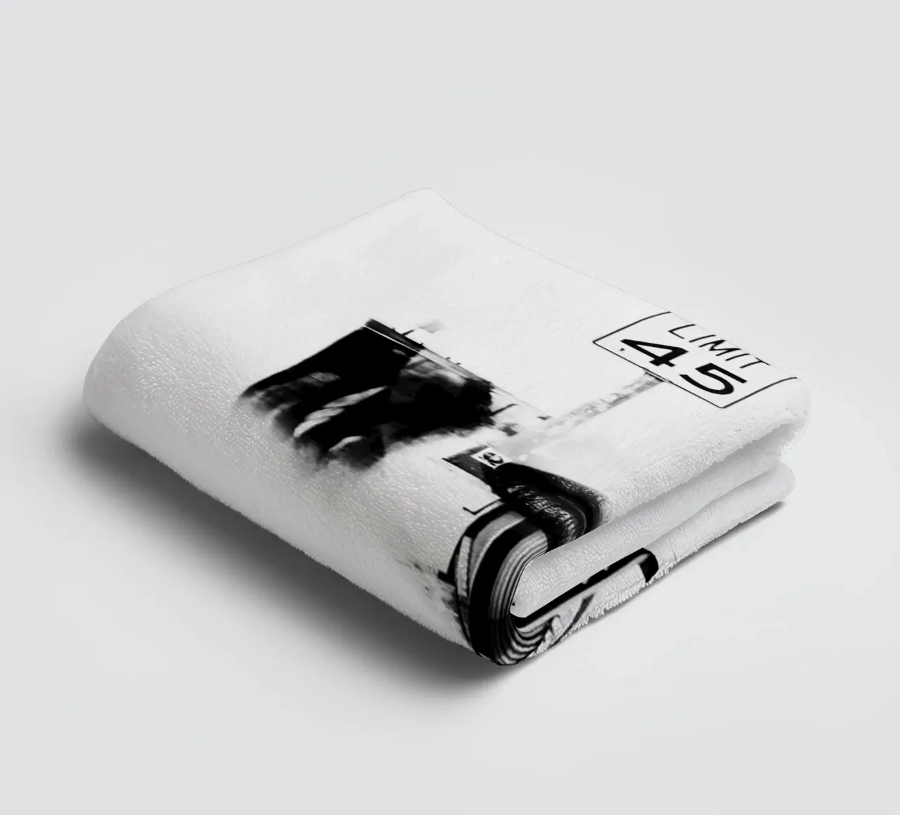 Speed Limit 45 towel by dada22