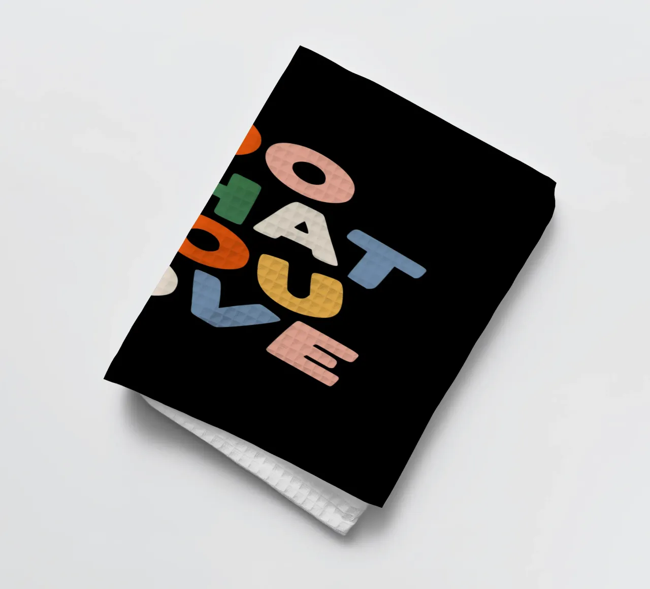 Do What You Love Typography Design torchon de THE MOTIVATED TYPE