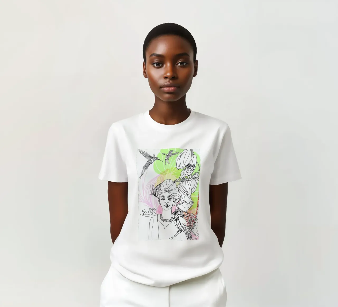 Urban Cacao - Queens & Dandies t-shirt by Anja Denz