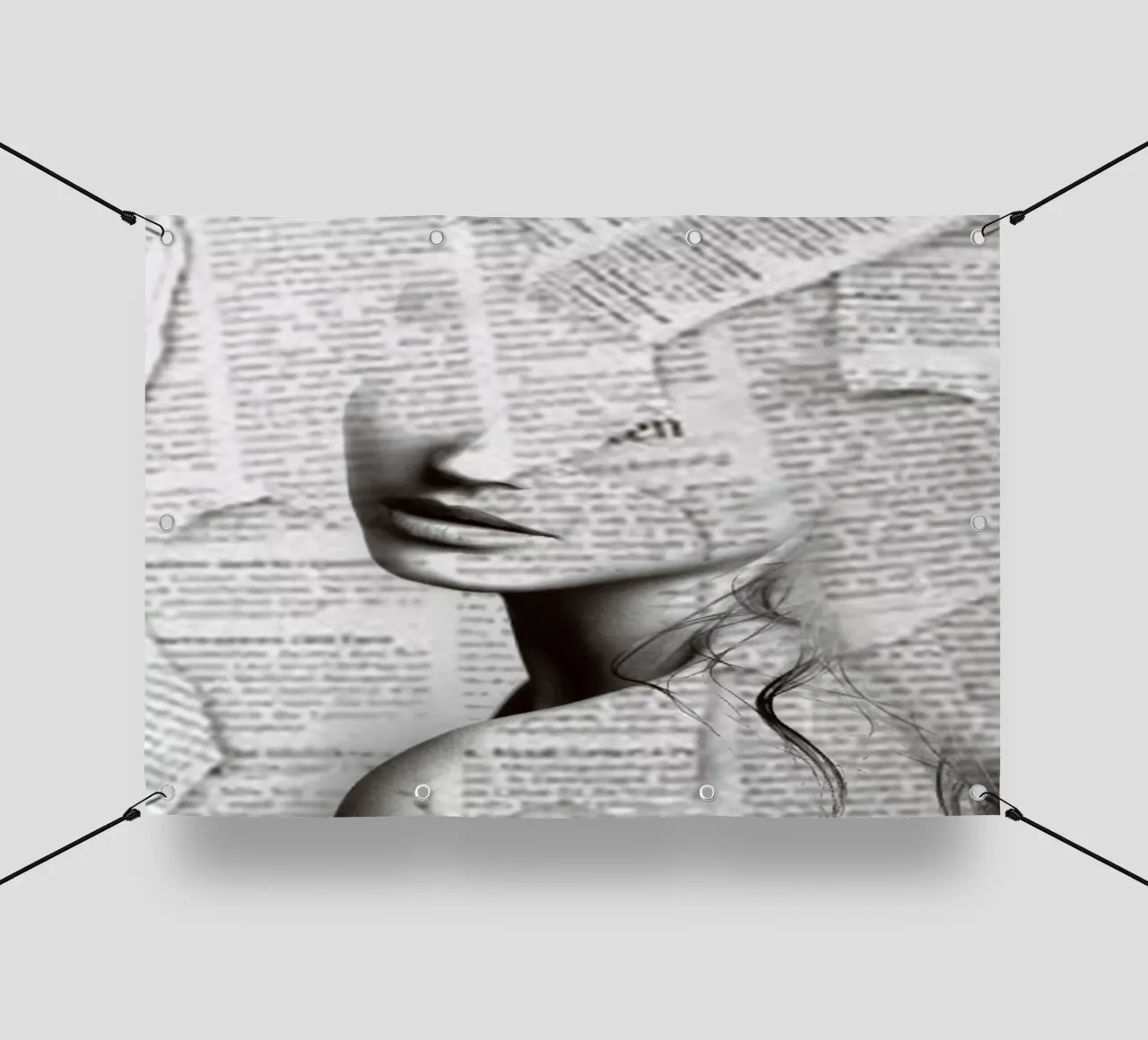 El silencio de la distancia lonas publicitarias de dada22