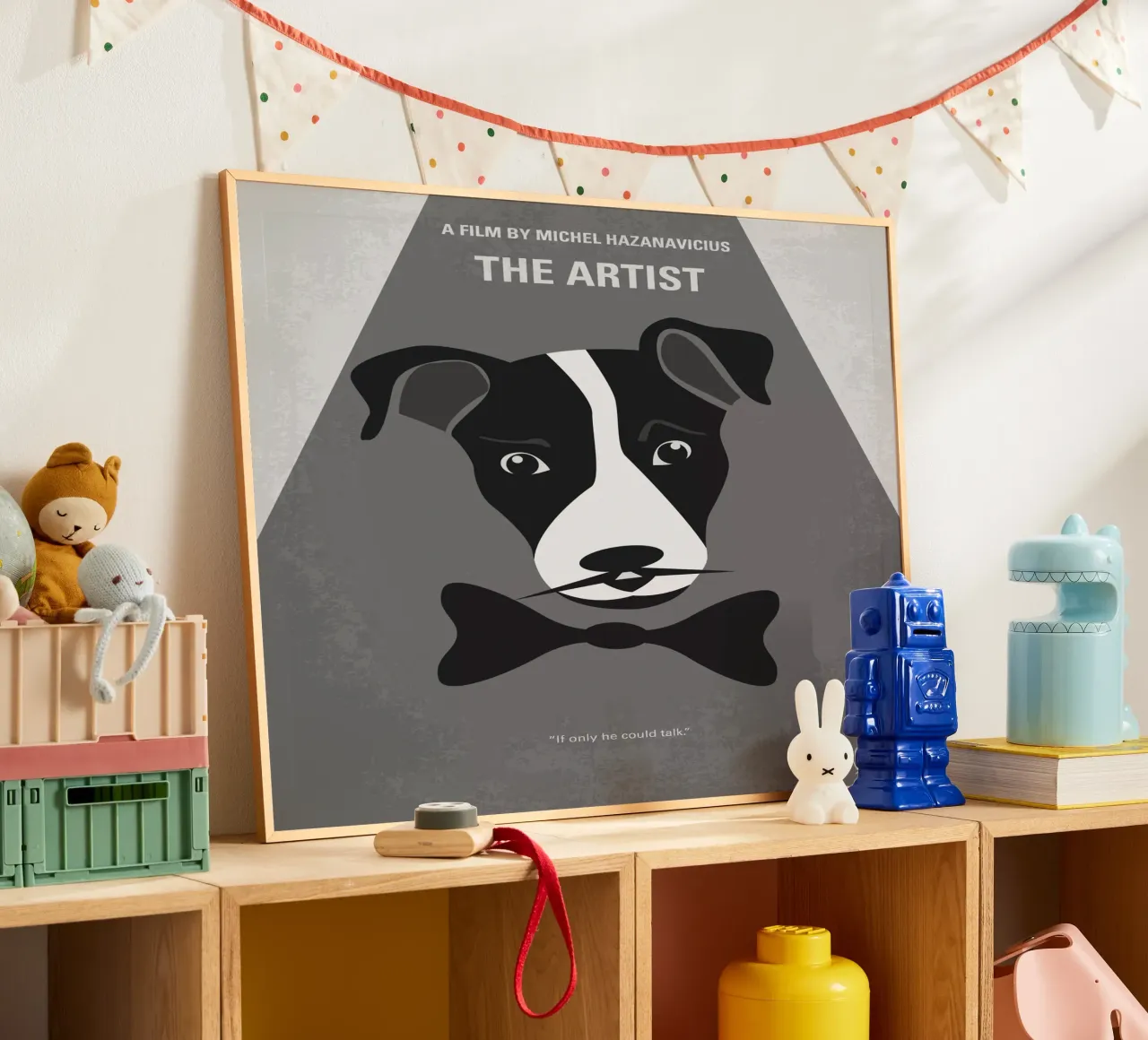 No609 My The Artist minimal movie poster poster con telaio in alluminio da Chungkong