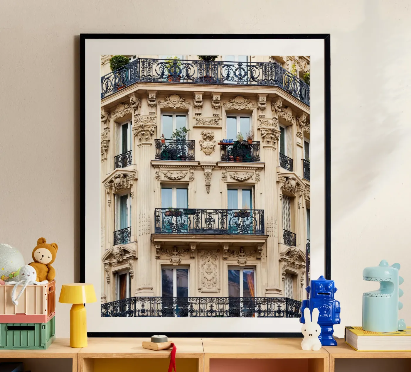 Edificio Haussmann, Parigi poster da The art seasons