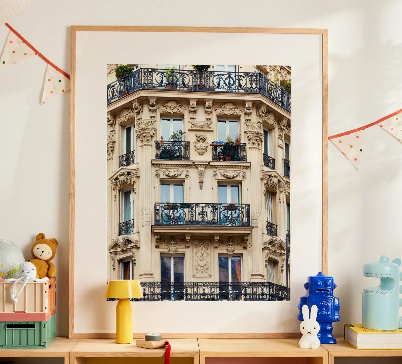 Edificio Haussmann, Parigi poster da The art seasons