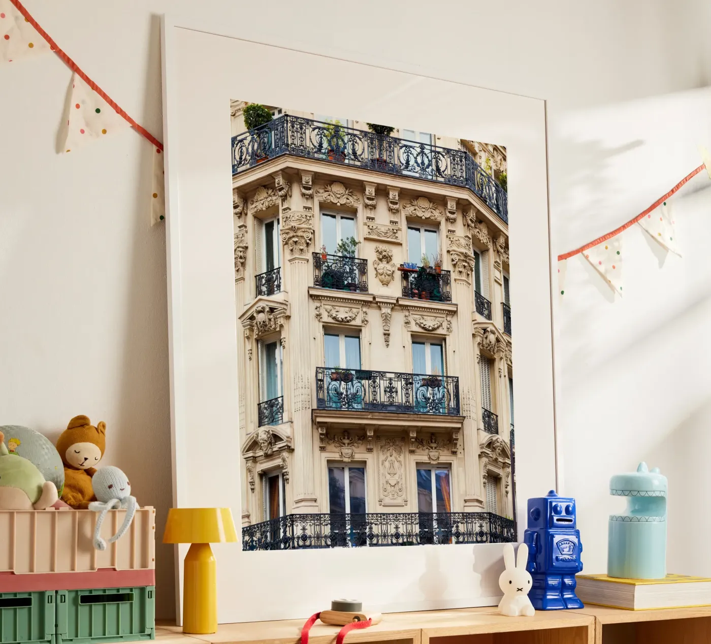 Edificio Haussmann, Parigi poster da The art seasons