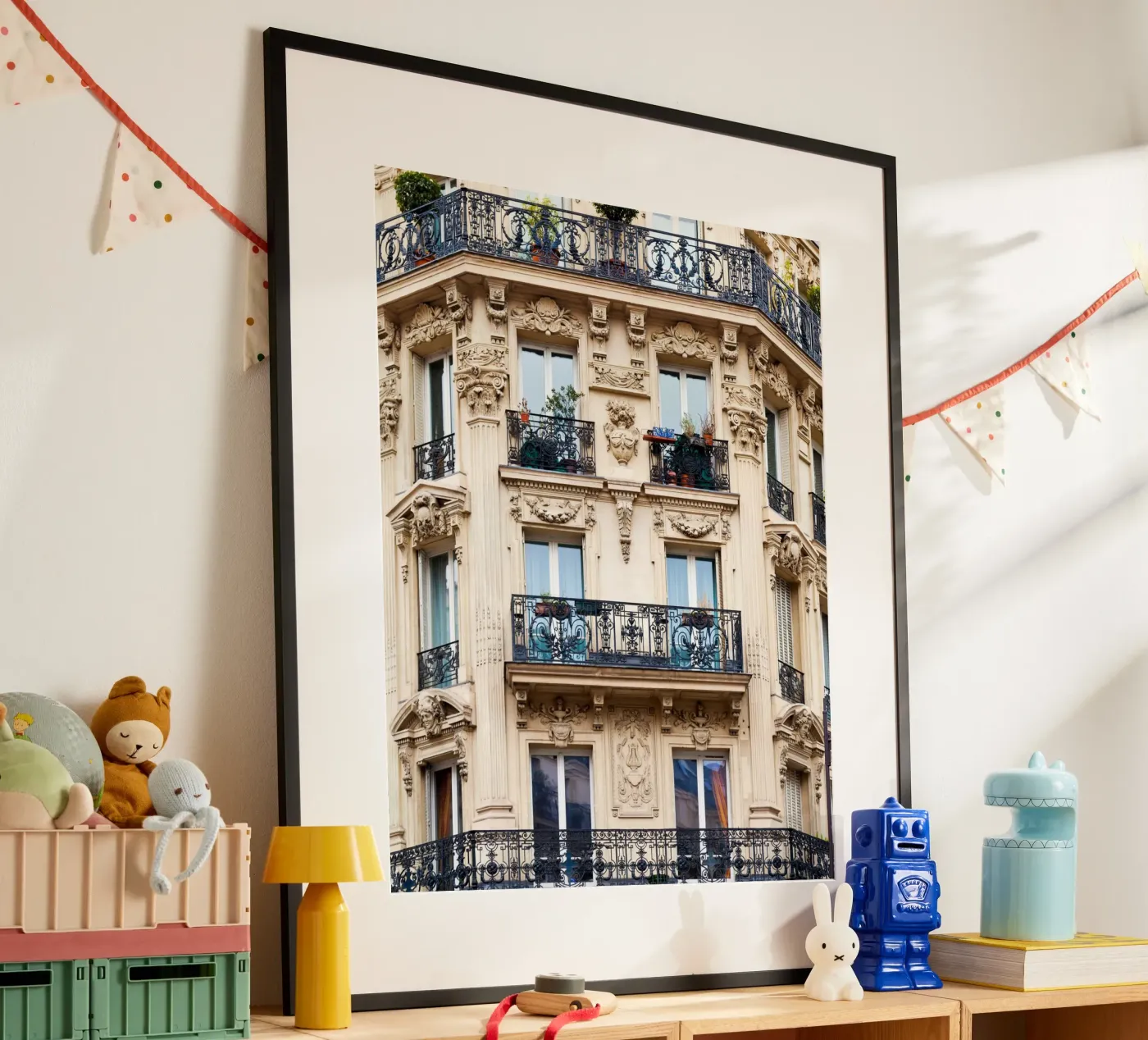 Edificio Haussmann, Parigi poster da The art seasons