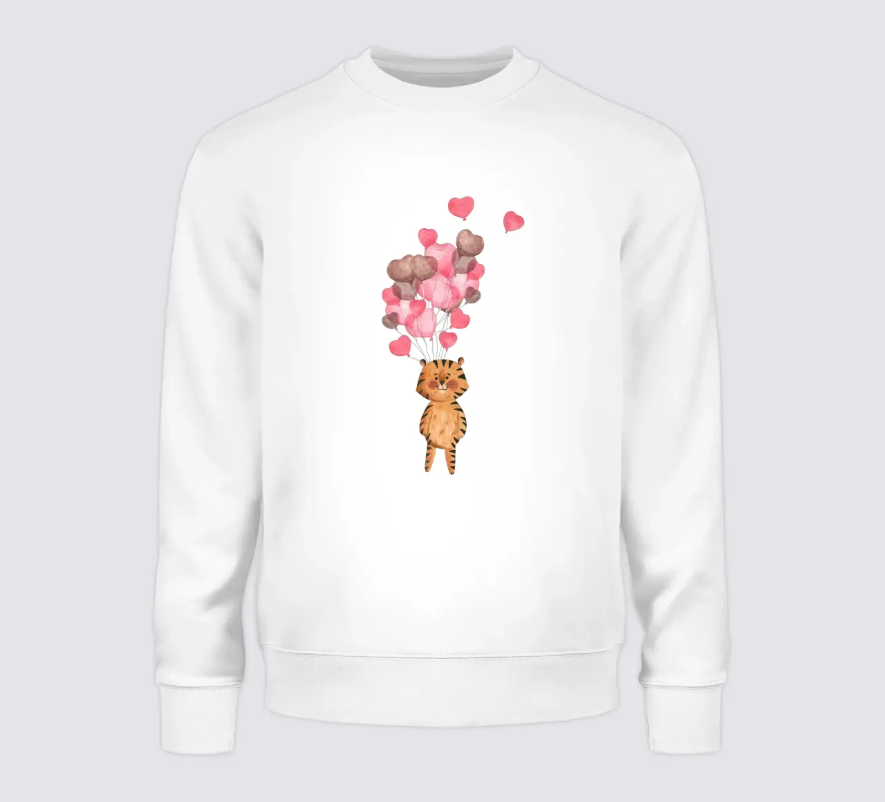 Safari in mongolfiera della tigre felpa da Doodle Dreams Art