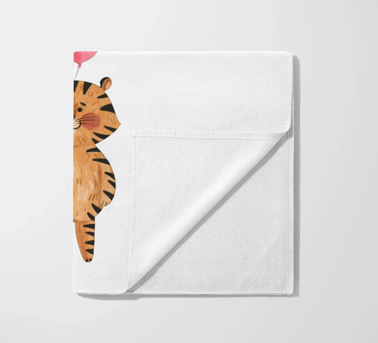 Safari in mongolfiera della tigre telo mare da Doodle Dreams Art