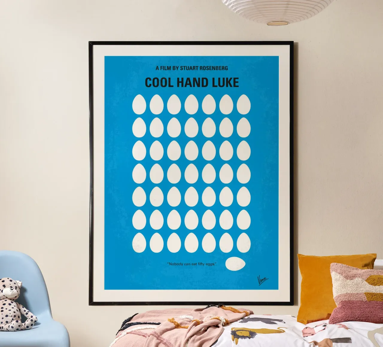 No616 My Cool Hand Luke minimal movie poster poster da Chungkong