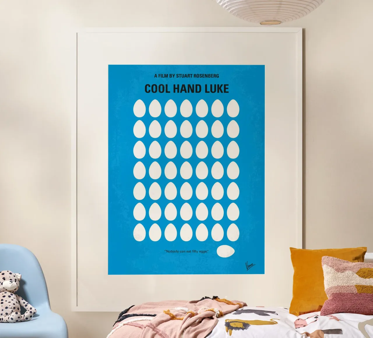 No616 My Cool Hand Luke minimal movie poster poster da Chungkong