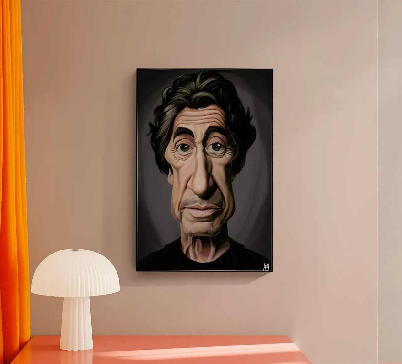 Al Pacino plexiglass da Rob Art | Illustration