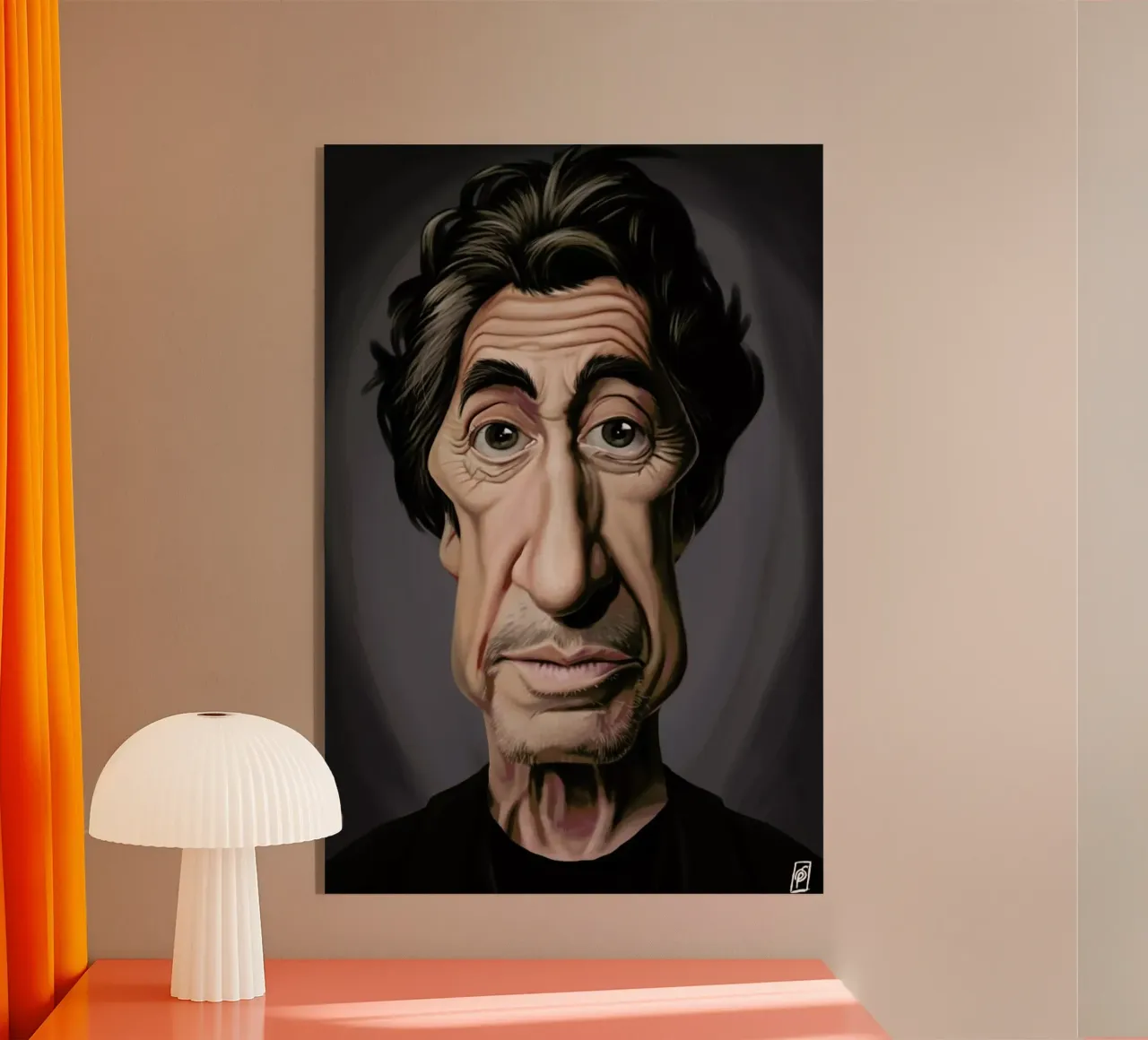 Al Pacino plexiglass da Rob Art | Illustration
