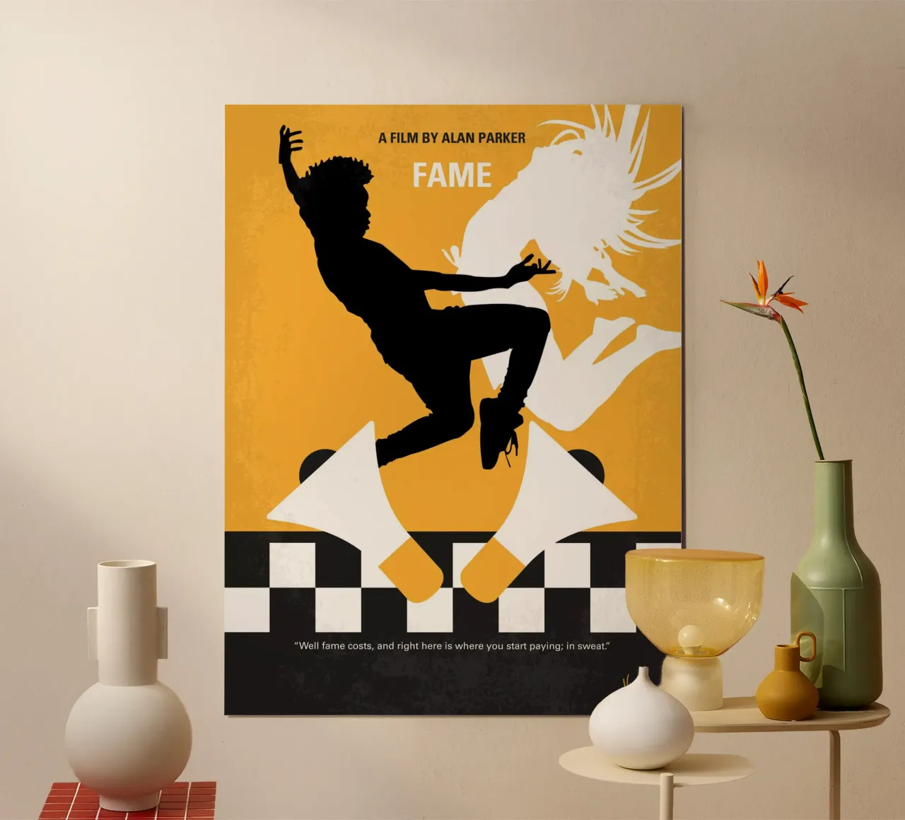 No619 My Fame minimal movie poster carta hahnemühle da Chungkong