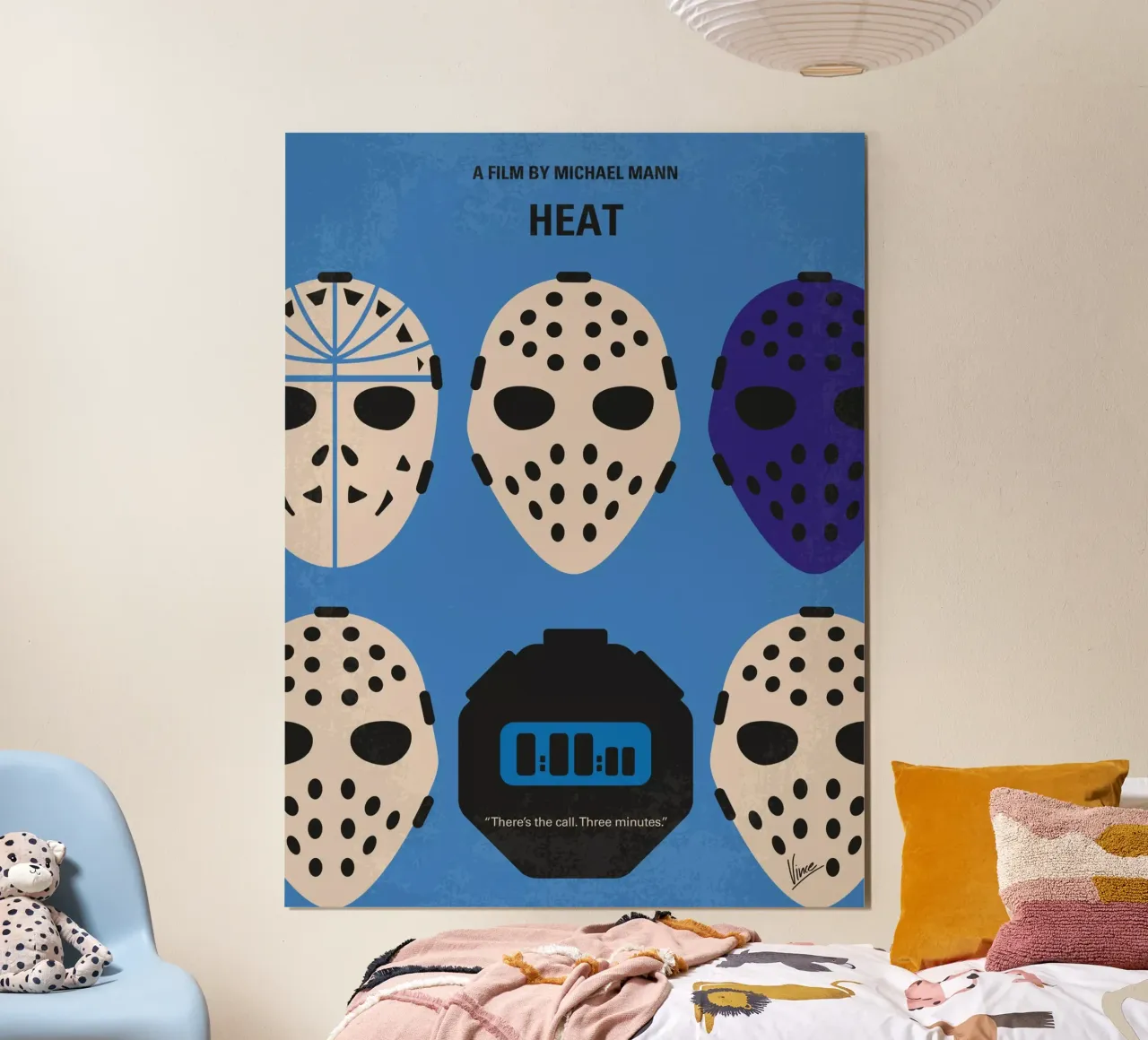 No621 My Heat minimal movie poster poster con telaio in plastica da Chungkong