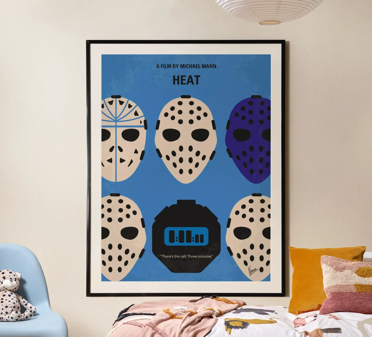 No621 My Heat minimal movie poster poster con telaio in plastica da Chungkong